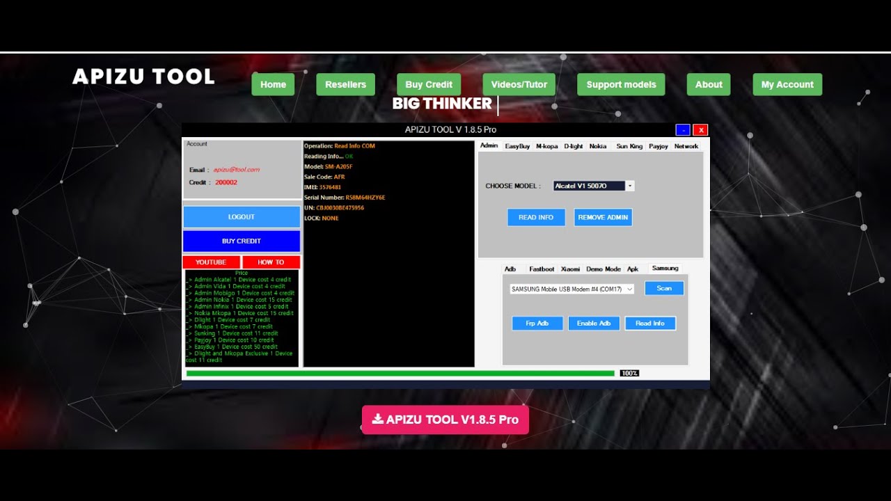 Apizu MDM Tool